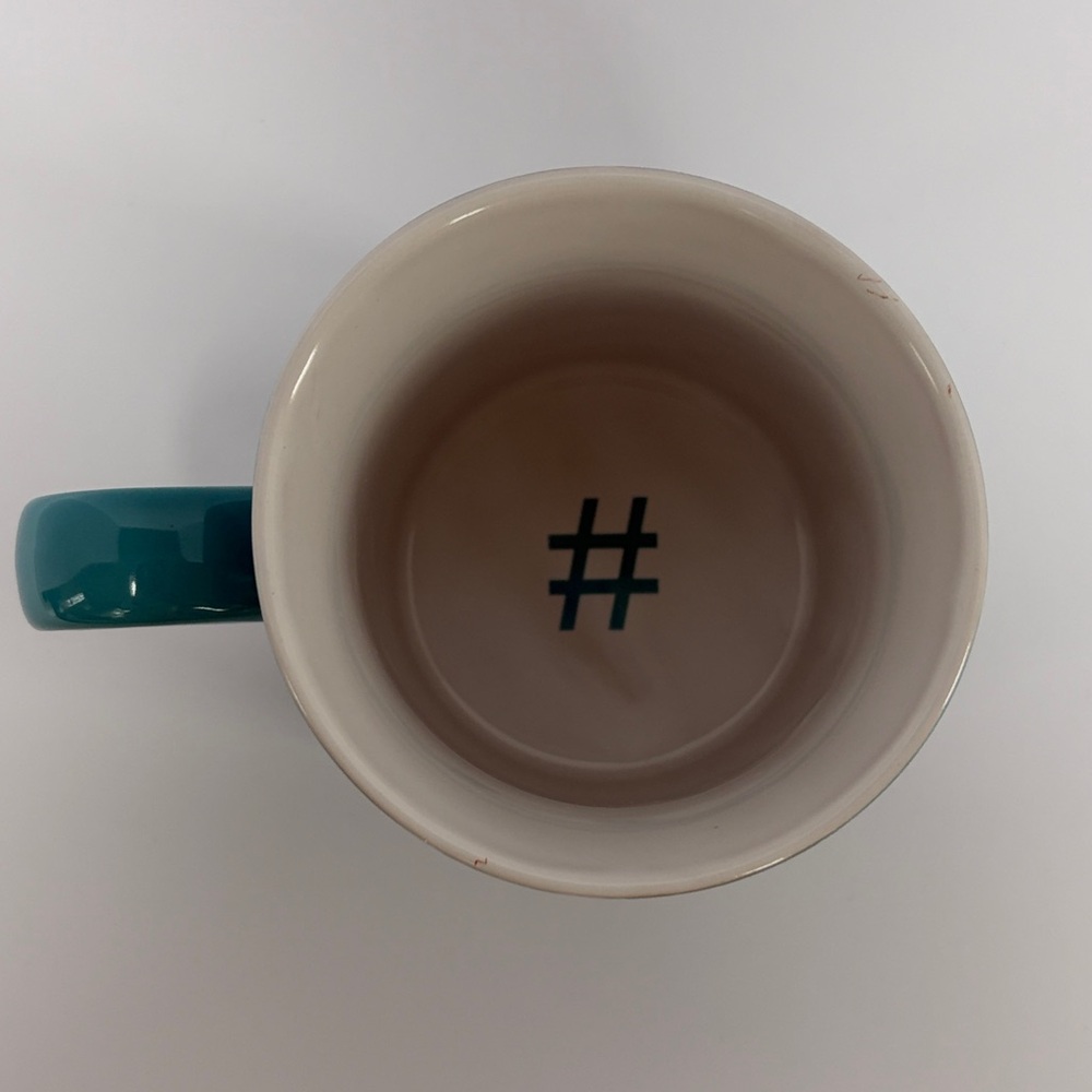 “#iwokeuplikethis” Teal Mug - Picture 5 of 8